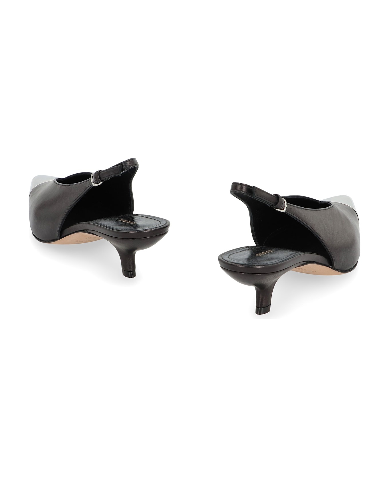 Liuti Leather Slingback Pumps - 4