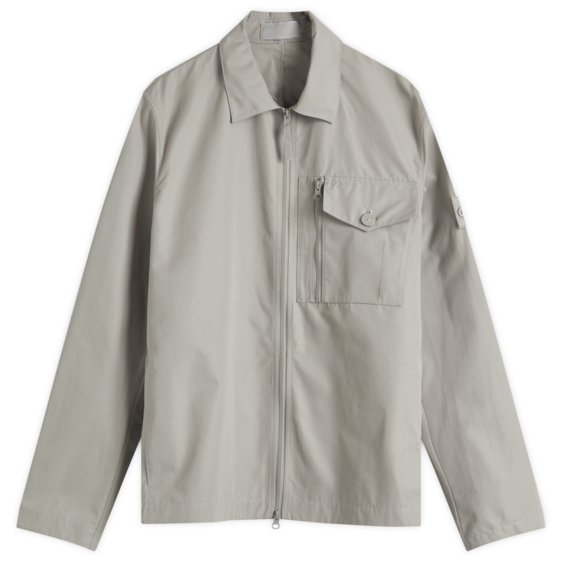 Stone Island Ghost Piece Weatherproof Canvas Shirt Jacket - 1