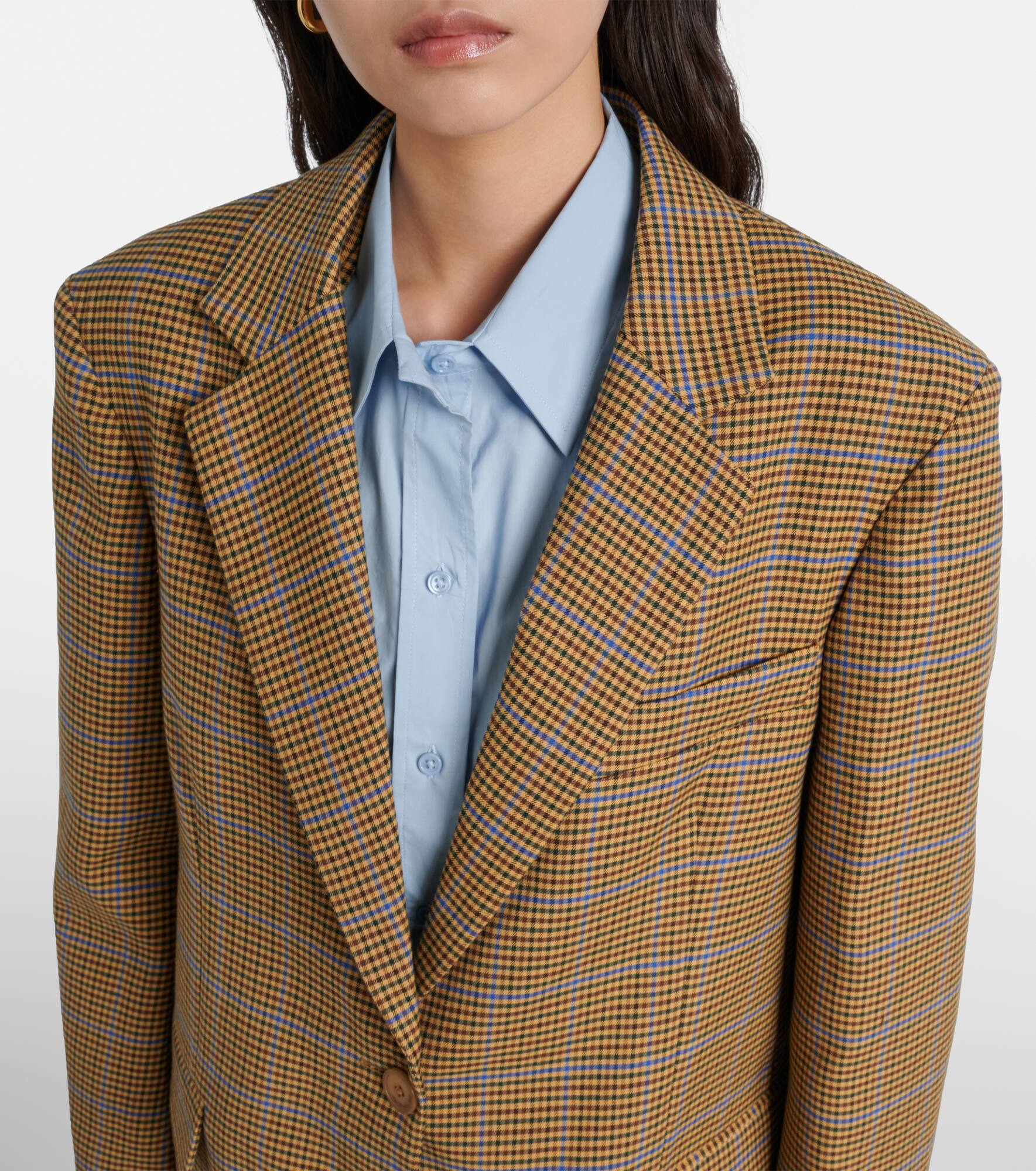 Lyra houndstooth oversized blazer - 4