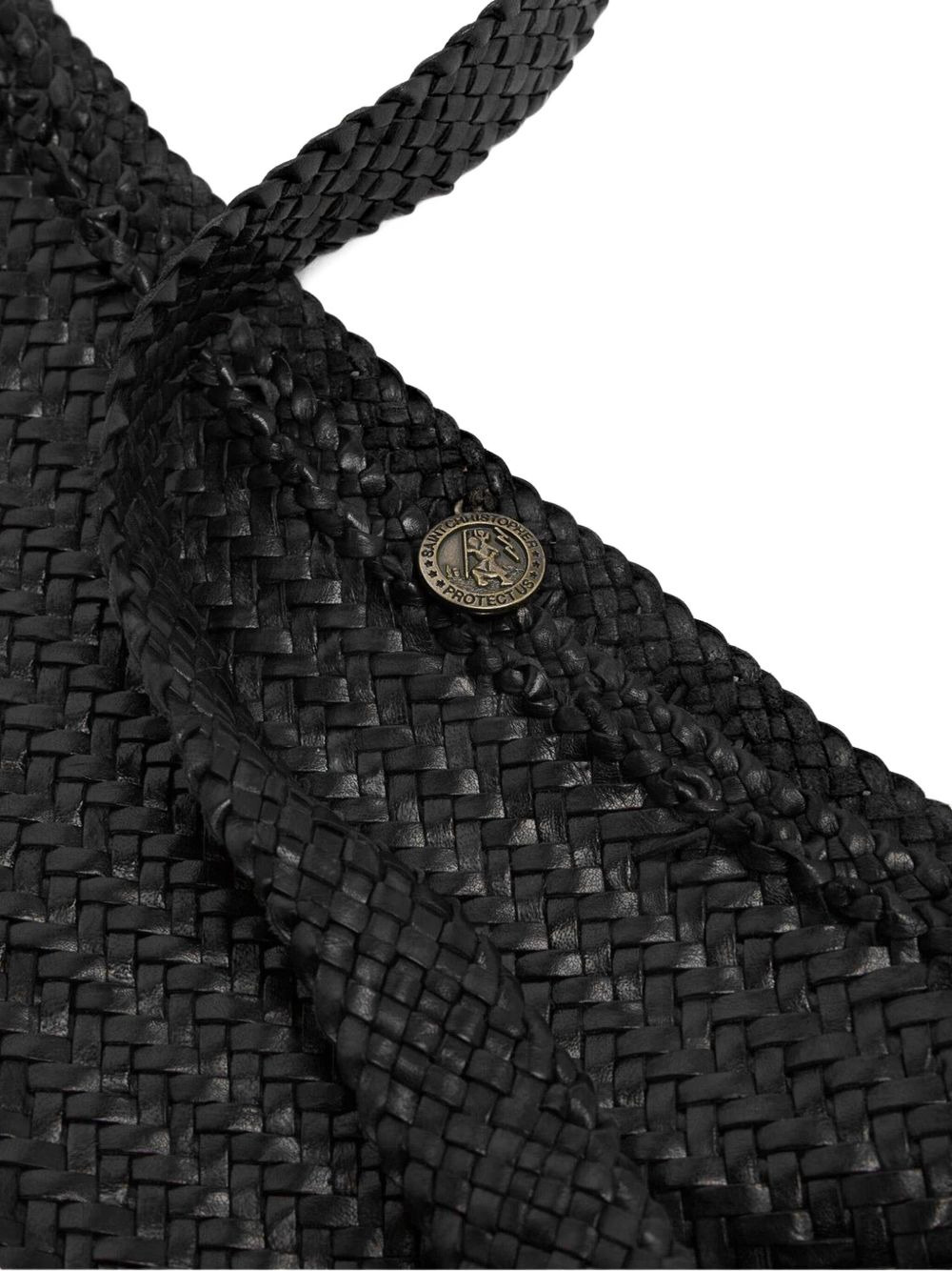 Ars woven leather shoulder bag - 4