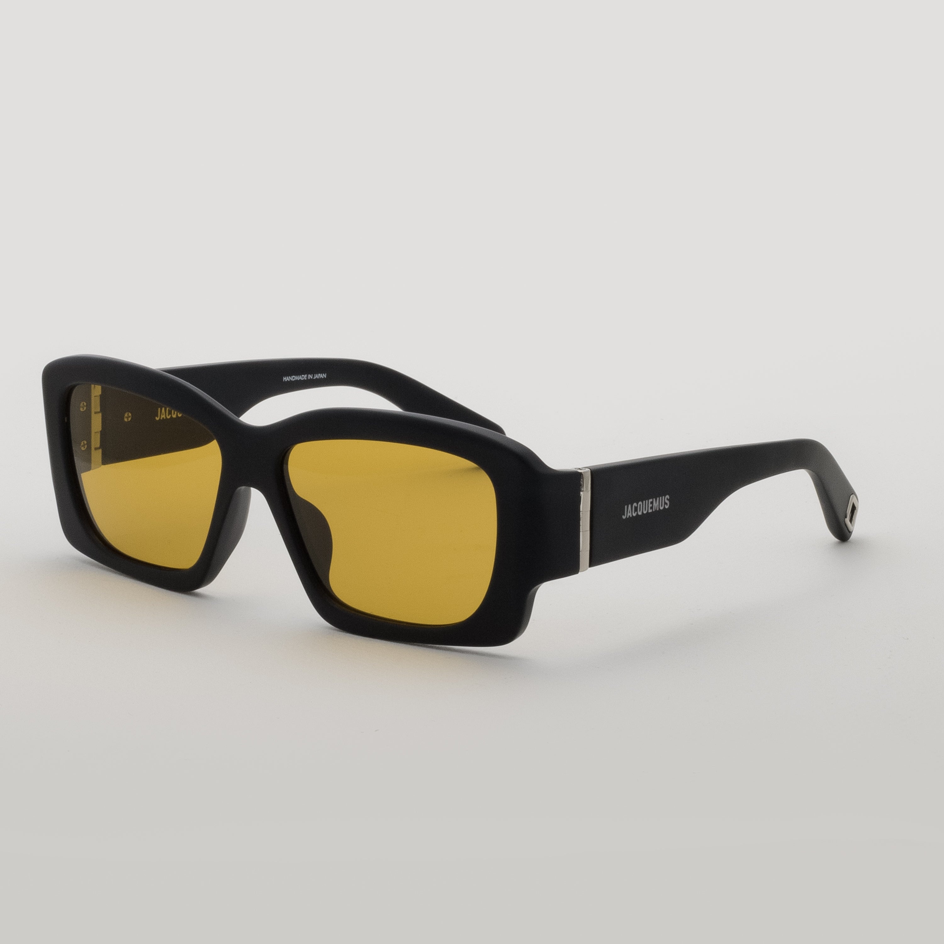 Croisiere Rectangular Sunglasses in Matt Black - 2