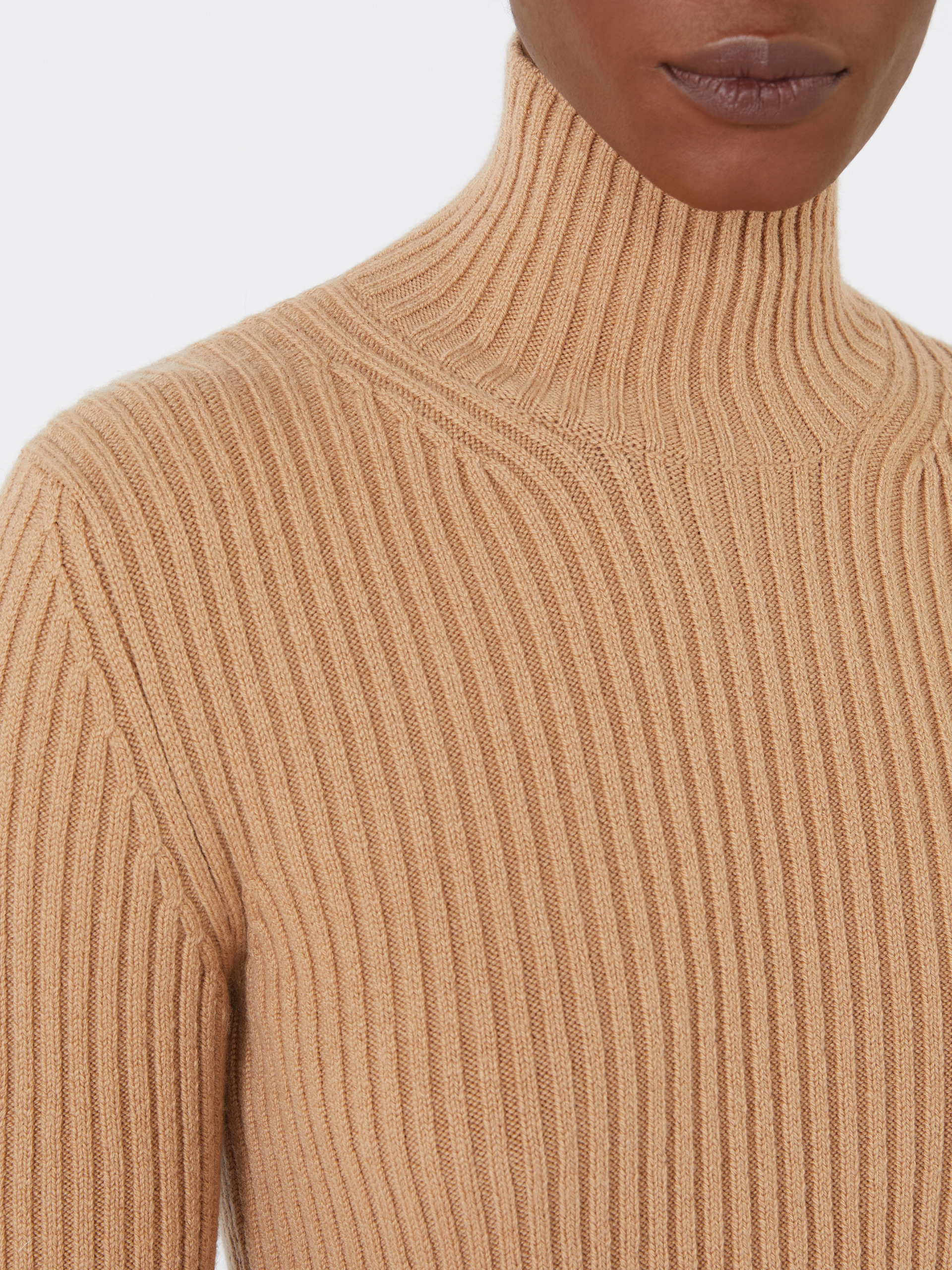 ARAL1234 Wool and cashmere ribbed turtleneck - 5