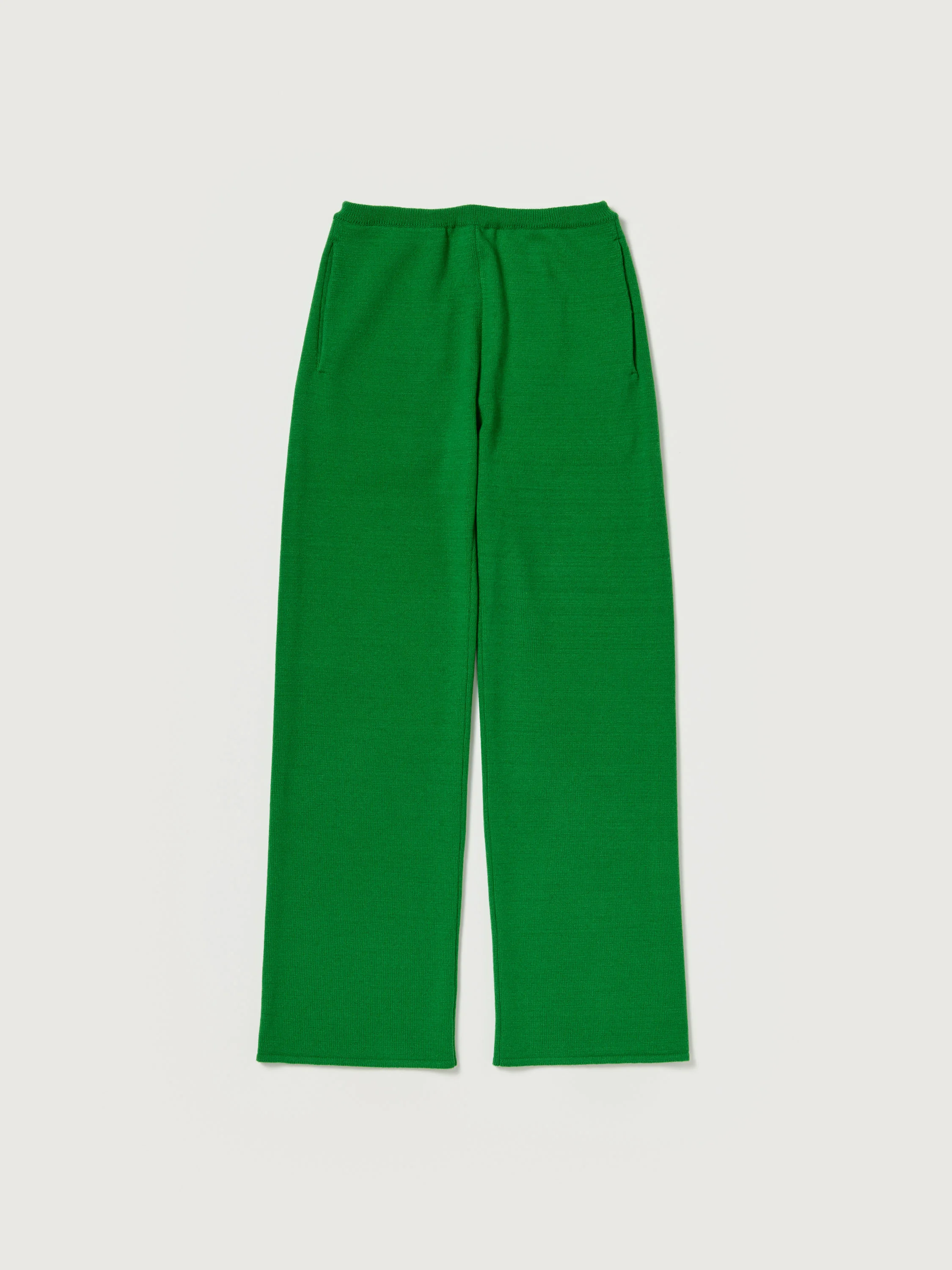 SUPER FINE WOOL KNIT PANTS - 1