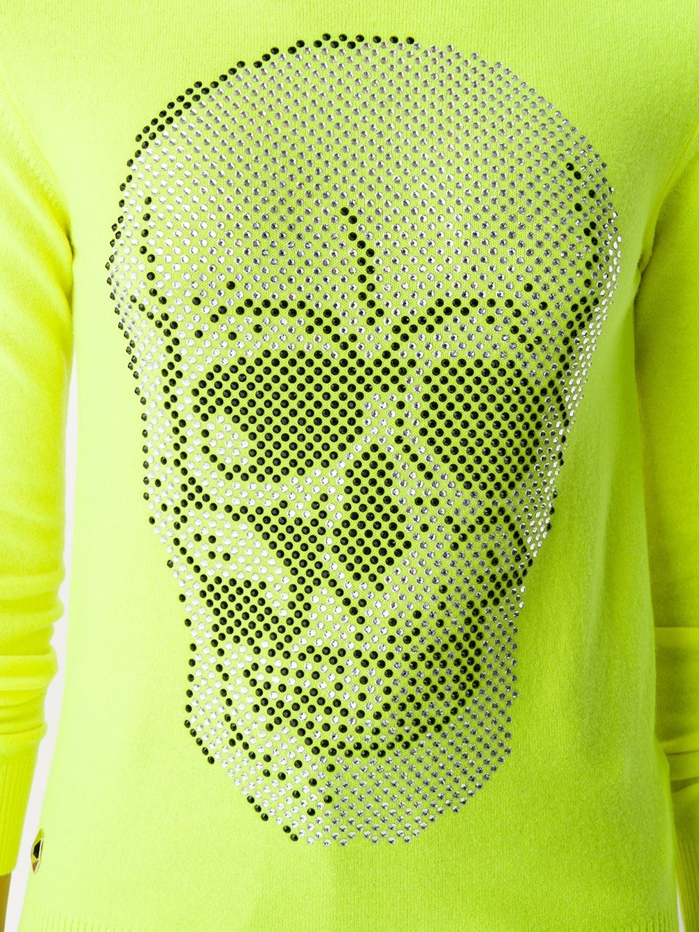 rhinestone skull jumper - 5