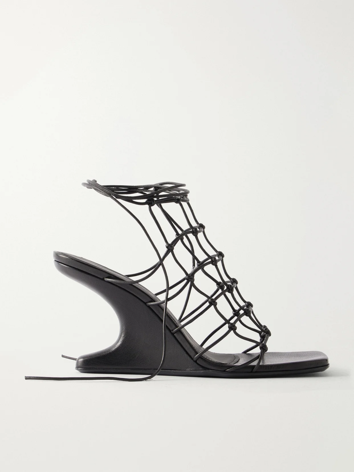 Cantilever 80 Leather Wedge Sandals - 1