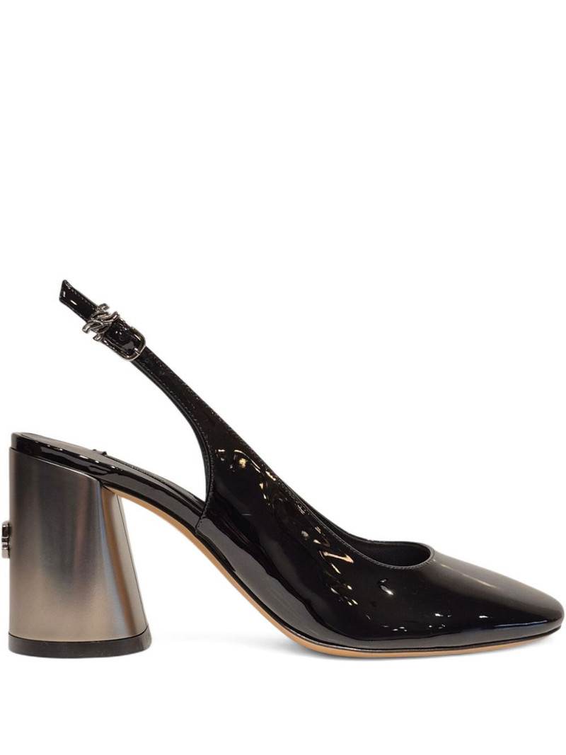 80mm block-heel slingback pumps 1