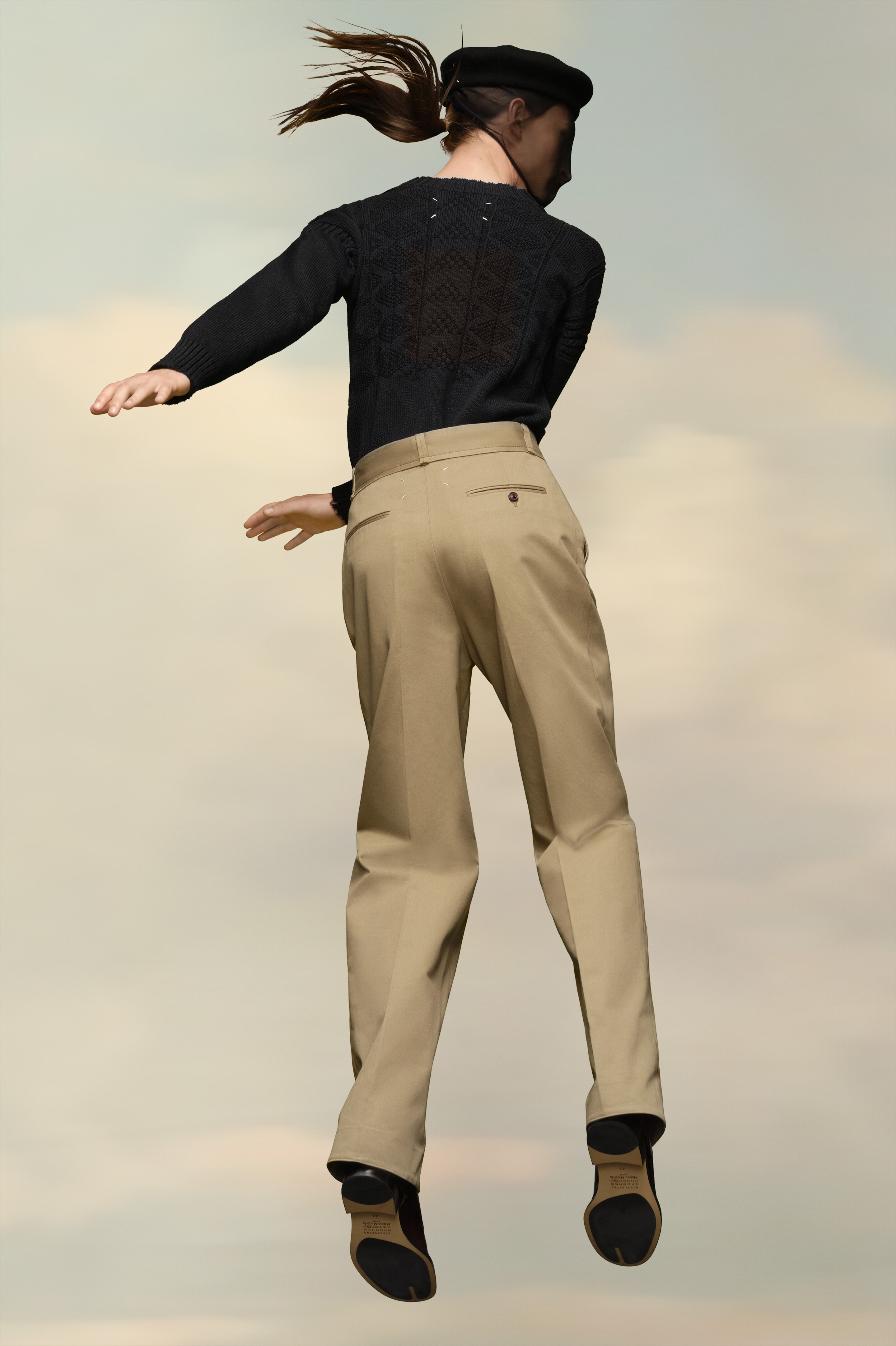 Cotton Gabardine Trousers - 4