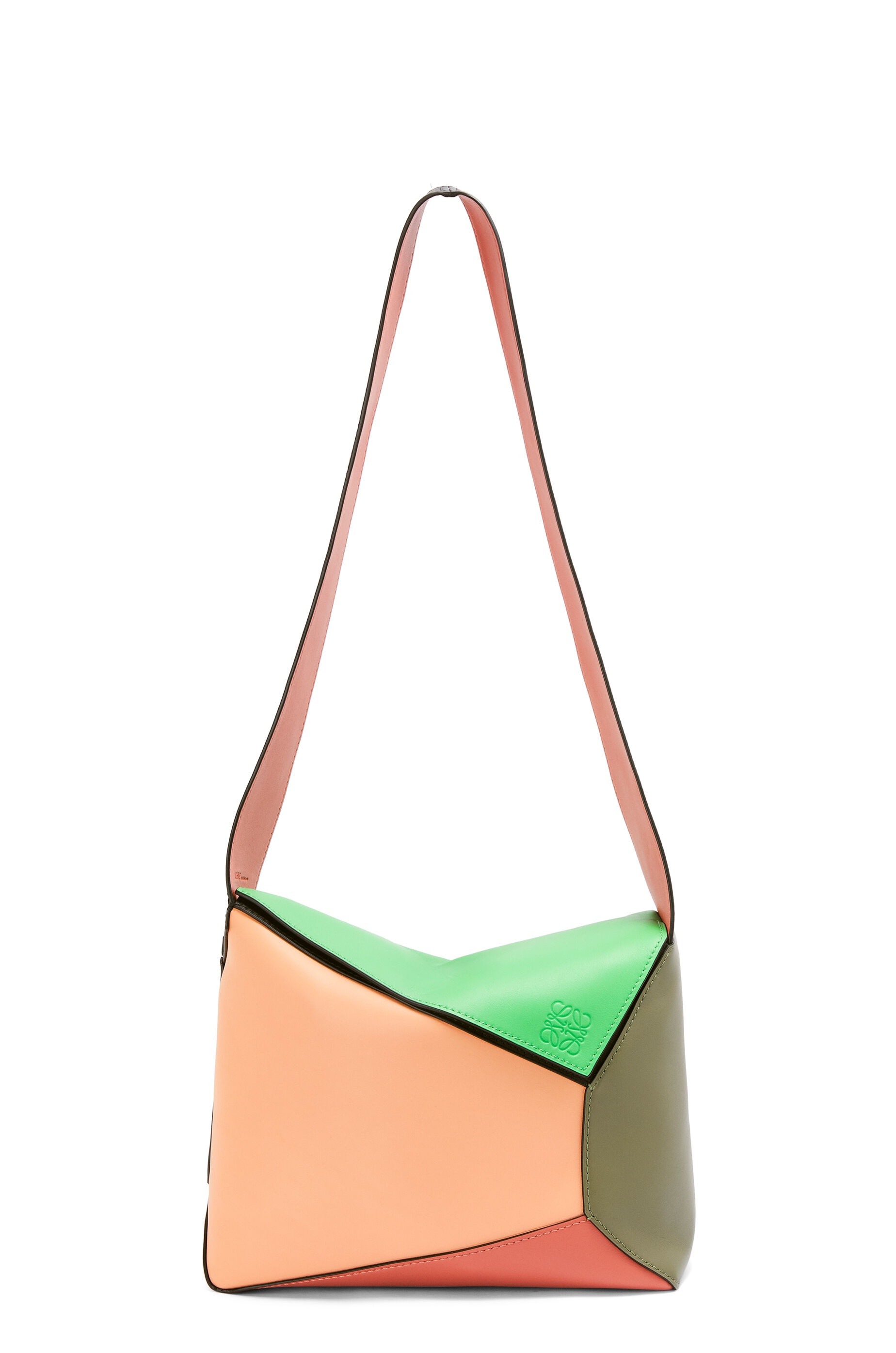 Large Puzzle Hobo bag in nappa calfskin - 3
