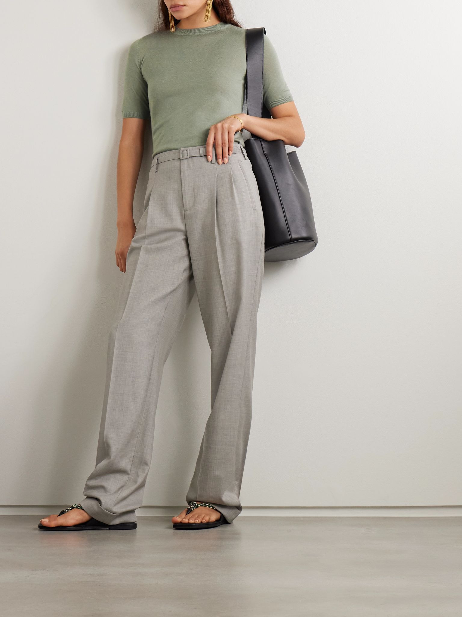 Gerico wool sweater Sage green - 2