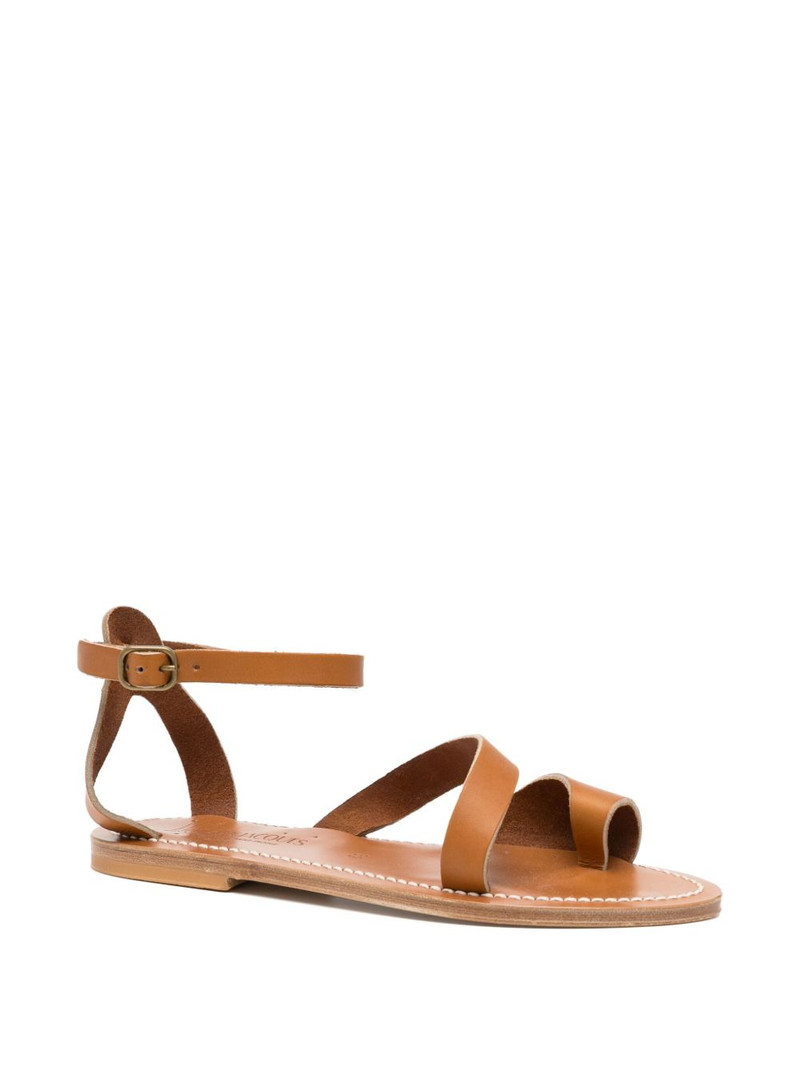 K.JACQUES leather ankle-strap sandals outlook