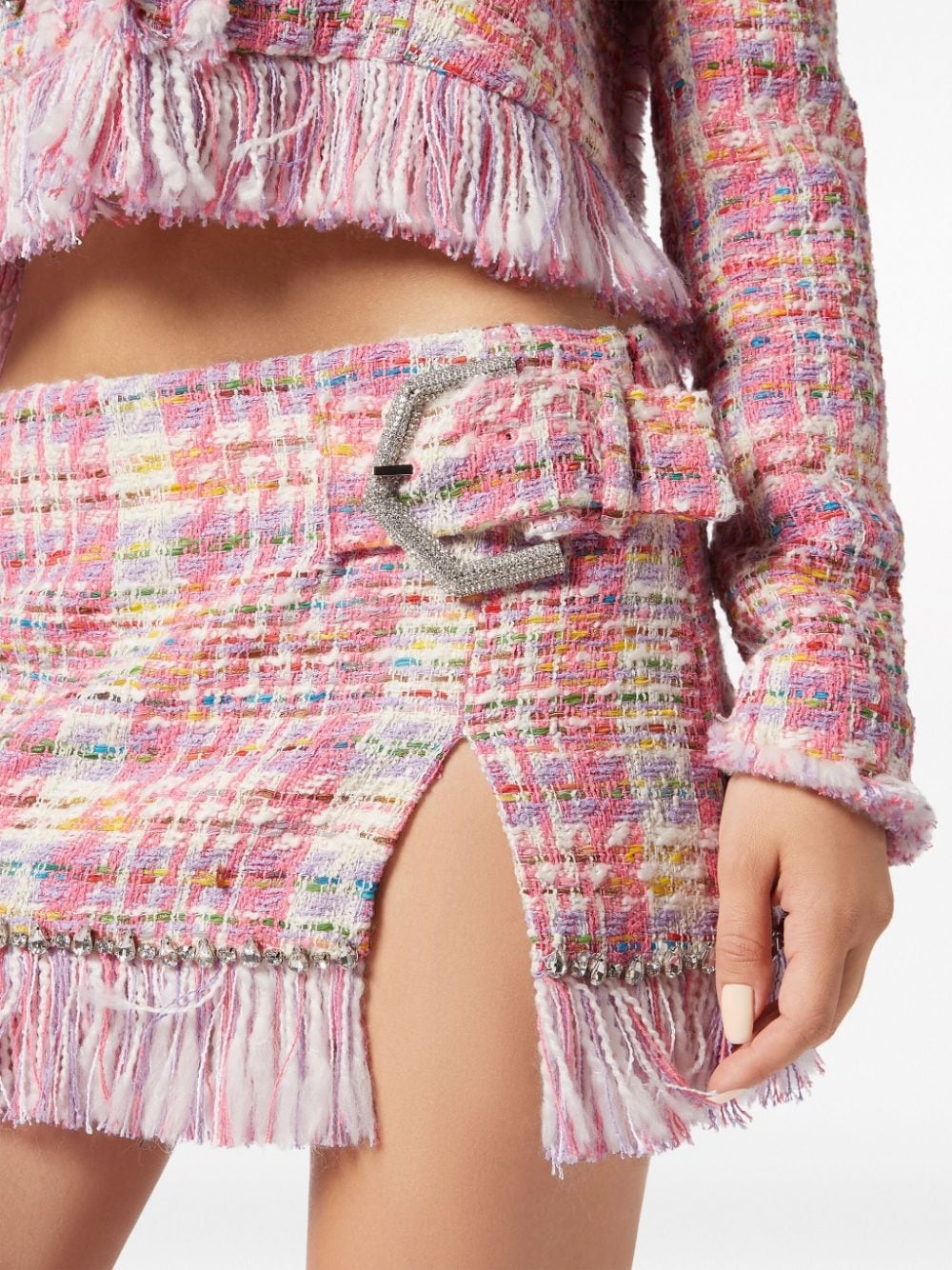 tweed mini skirt - 5