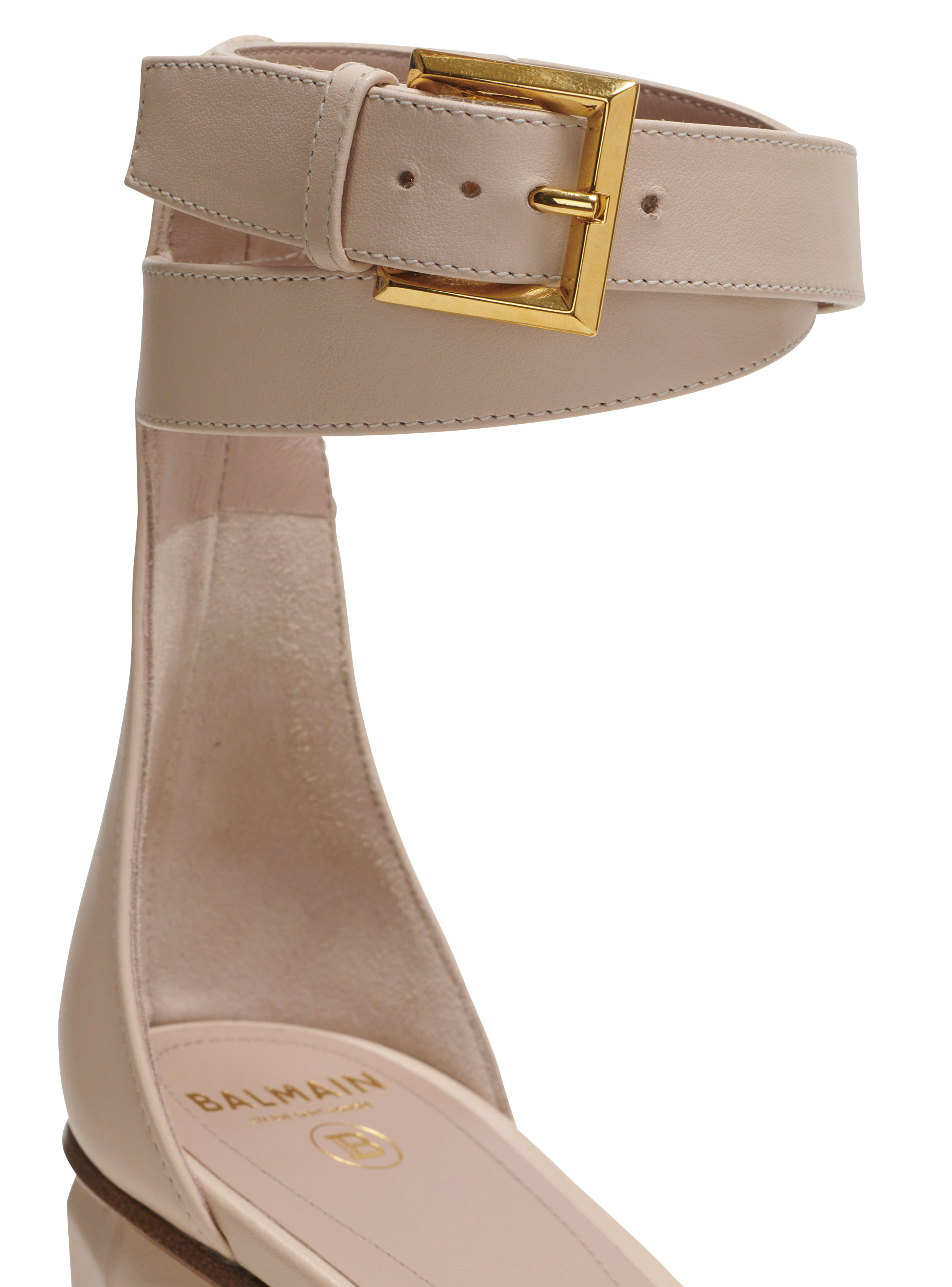 Ava leather platform sandals - 7