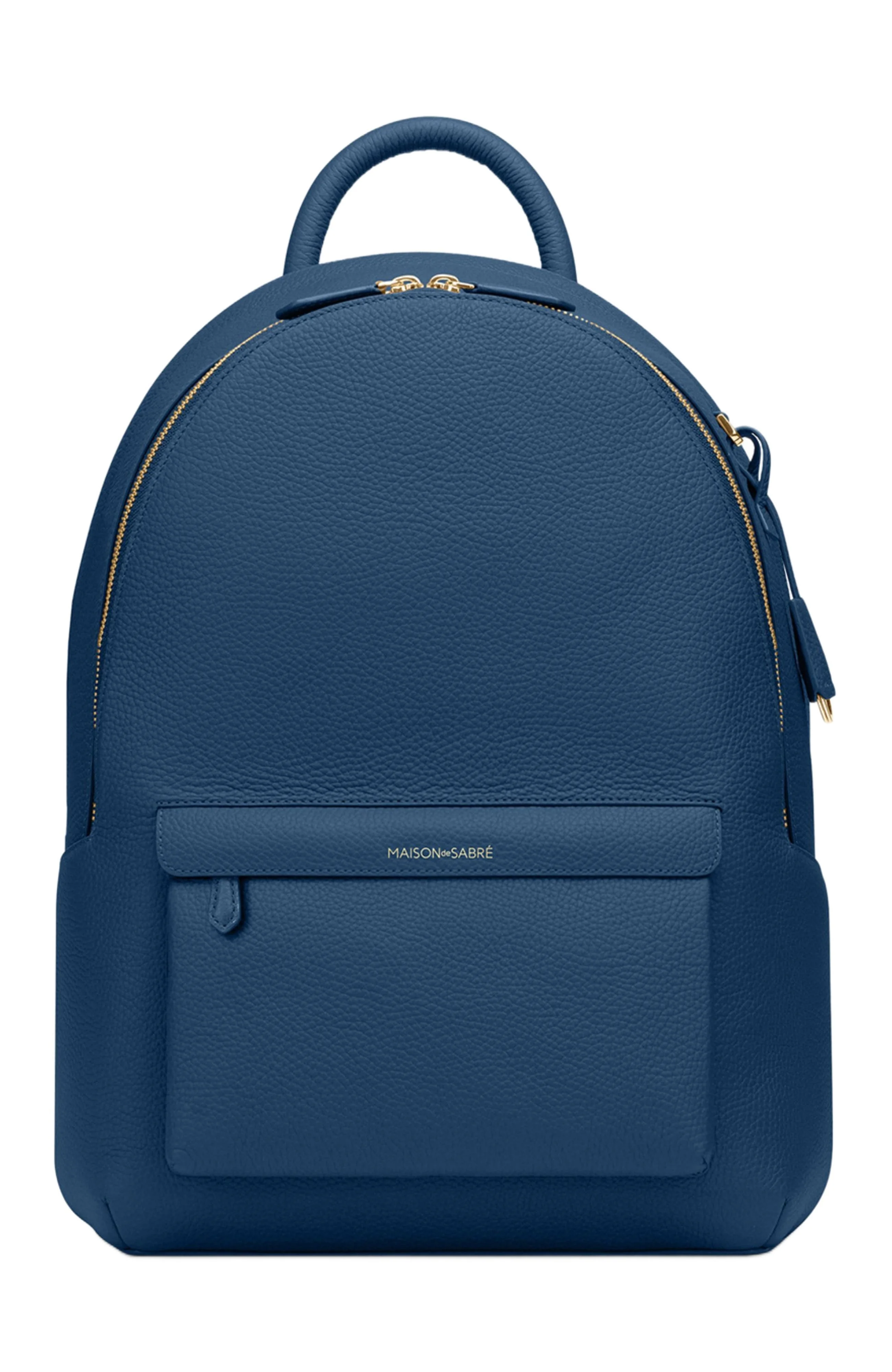MAISON de SABRÉ Leather Backpack in Pacific Blue at Nordstrom - 1