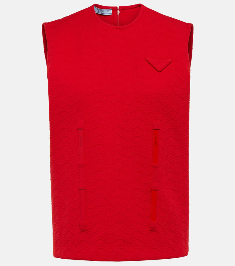 Logo knit top 1