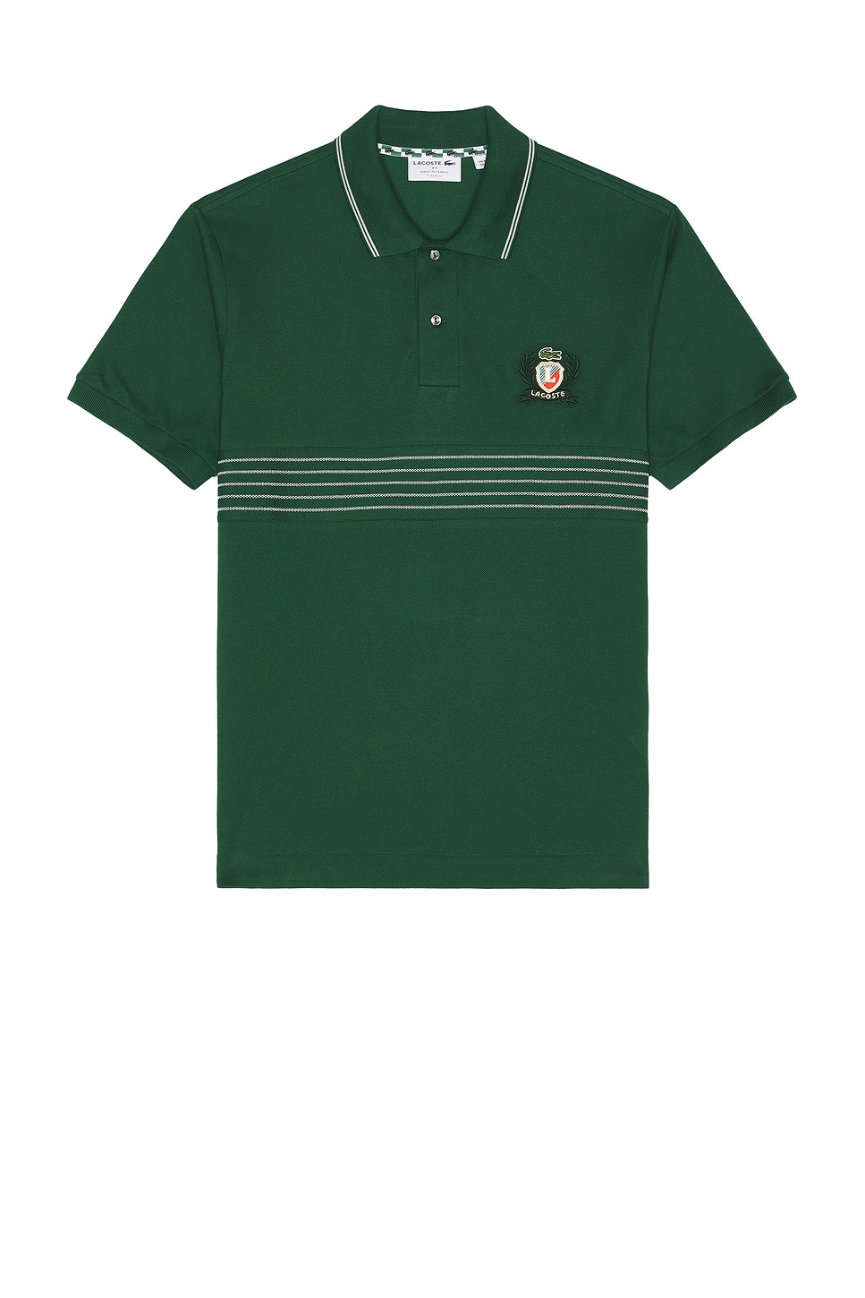 French Made Classic Fit Embroidered Polo - 5