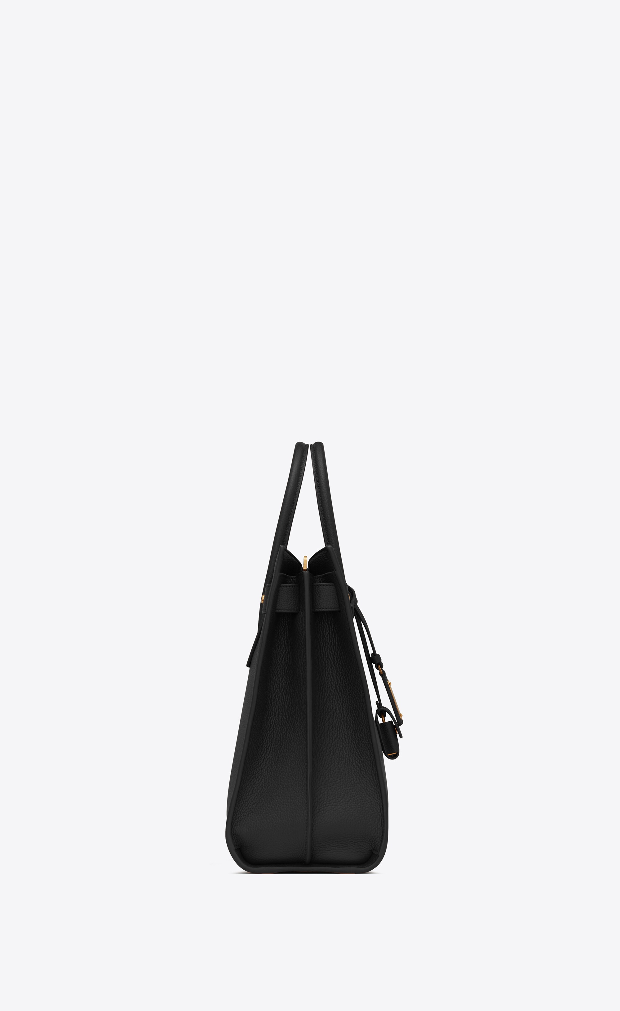 sac de jour thin large bag in grained leather - 2