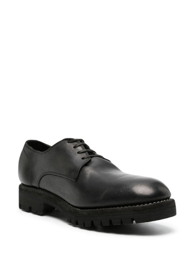 Guidi 792VX leather derby shoes outlook