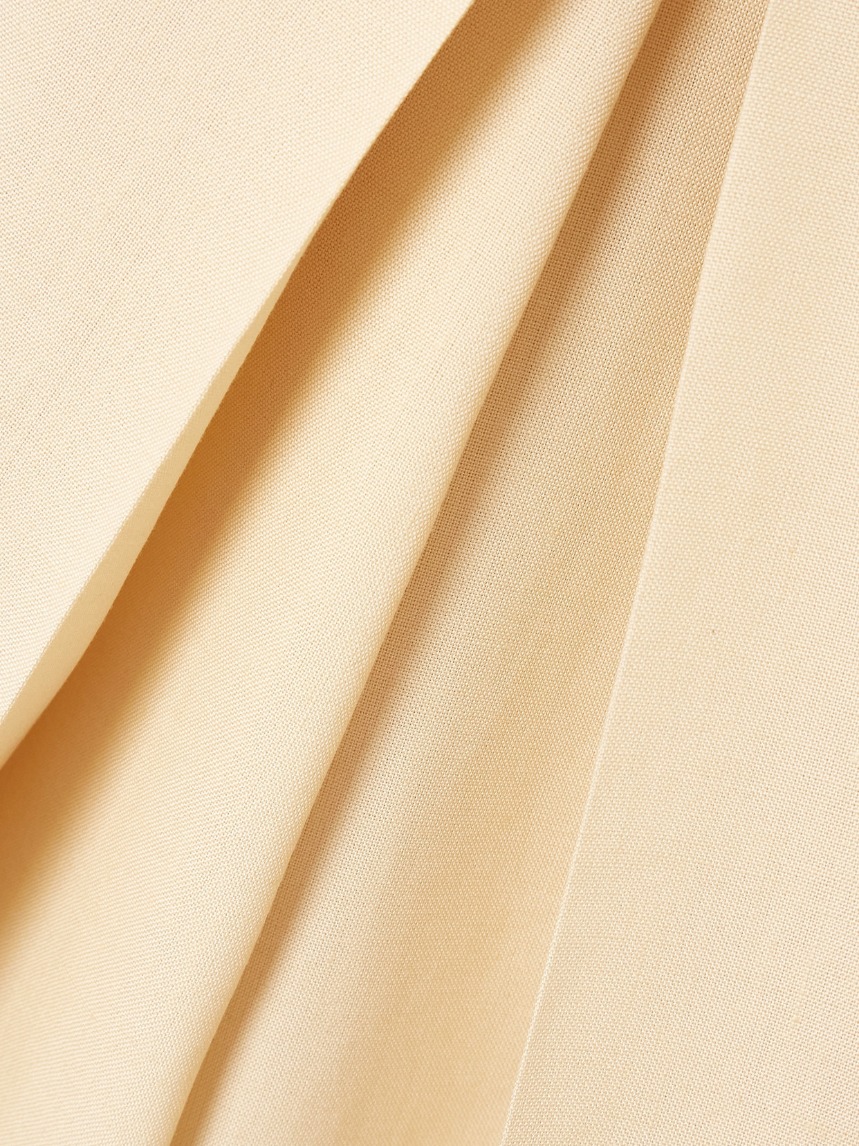 Layered Canvas Wide-leg Pants - 5