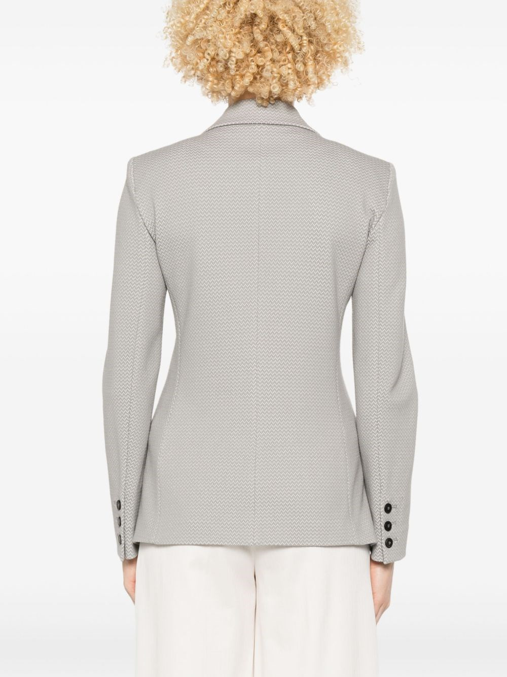 Single-breasted blazer jacket - 5