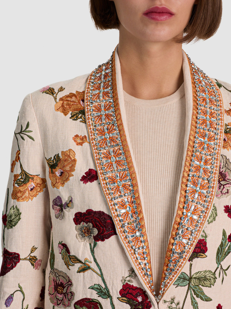 IVAN EMBELLISHED LINEN BLAZER 5