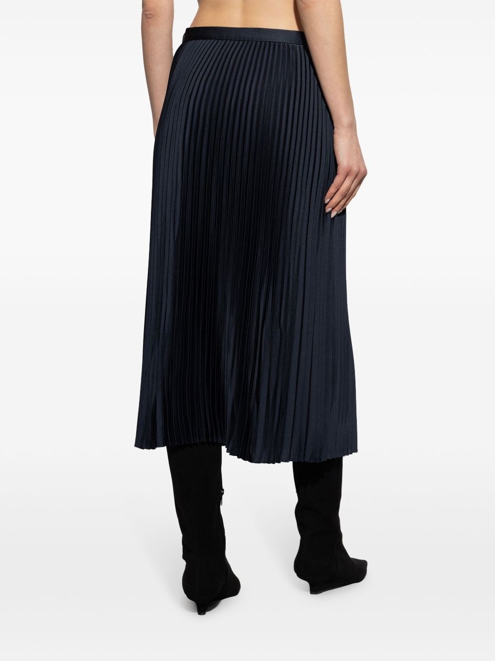 pleated midi skirt - 4