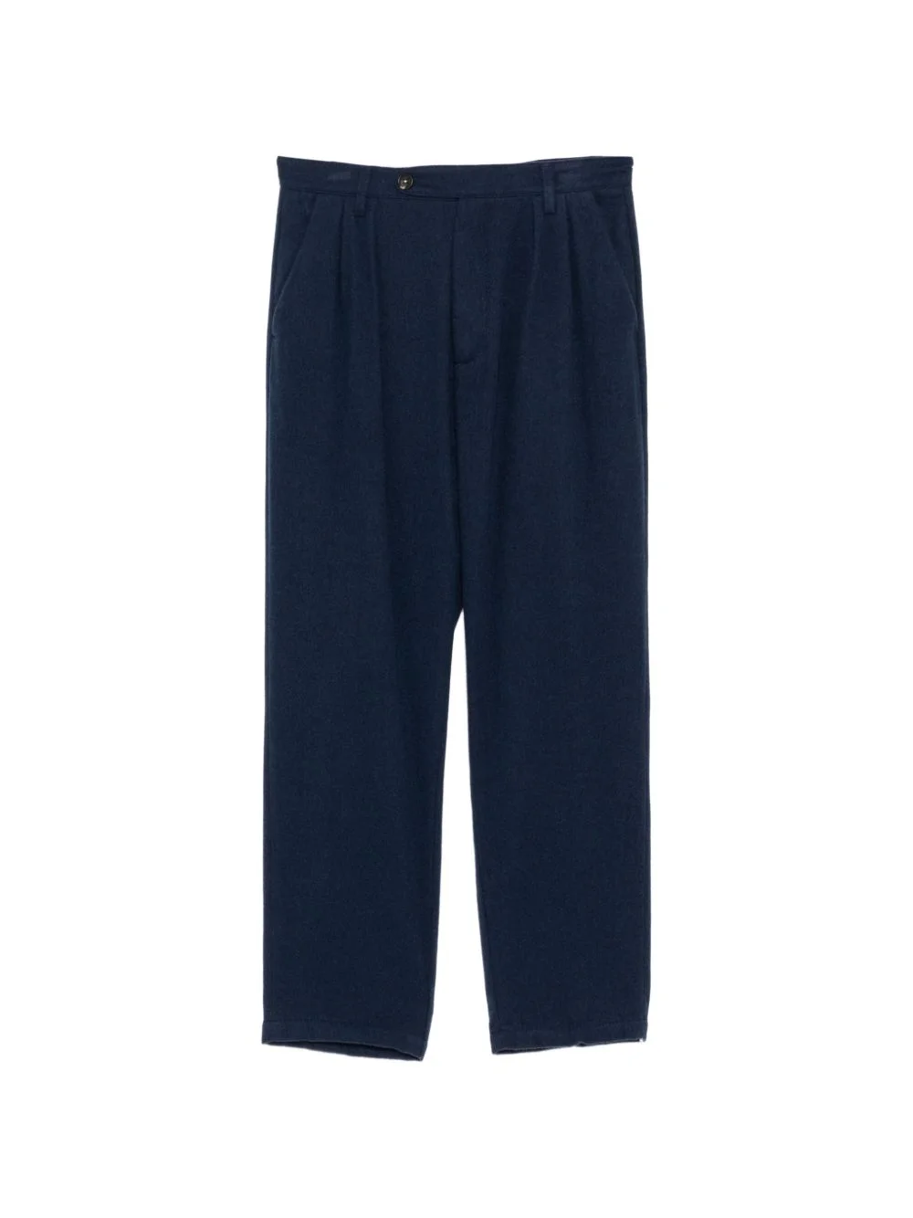 wool pleated trousers - 1