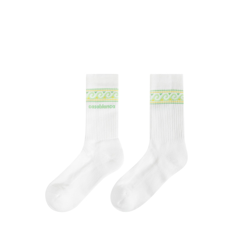 CASABLANCA KNITTED WAVE SPORT SOCKS outlook