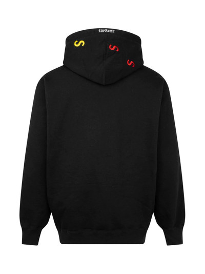 Supreme embroidered S hoodie outlook