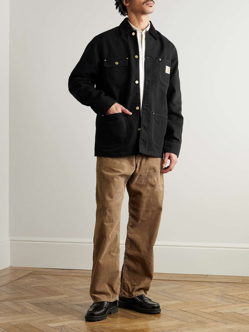Carhartt OG Corduroy-Trimmed Cotton-Canvas Chore Jacket outlook