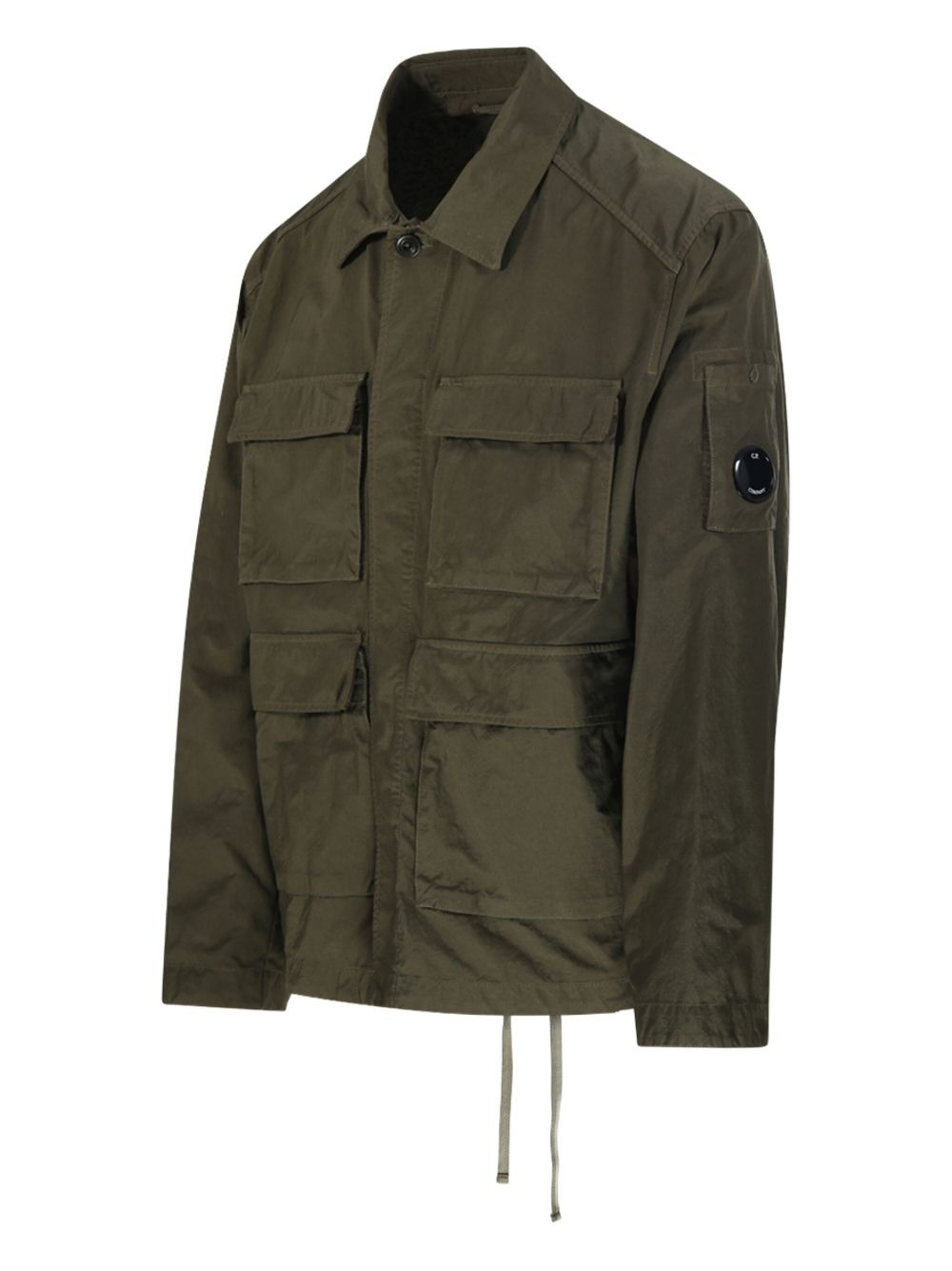 multi-pocket drawstring jacket - 3