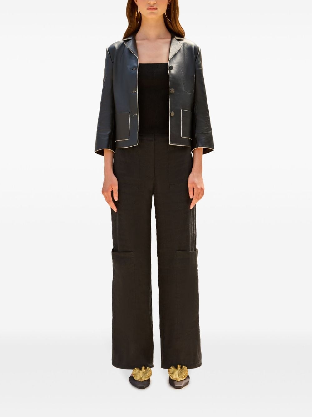Layton leather blazer - 2