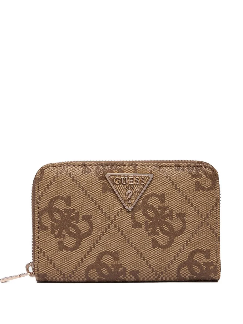 monogram-pattern zipped wallet - 1