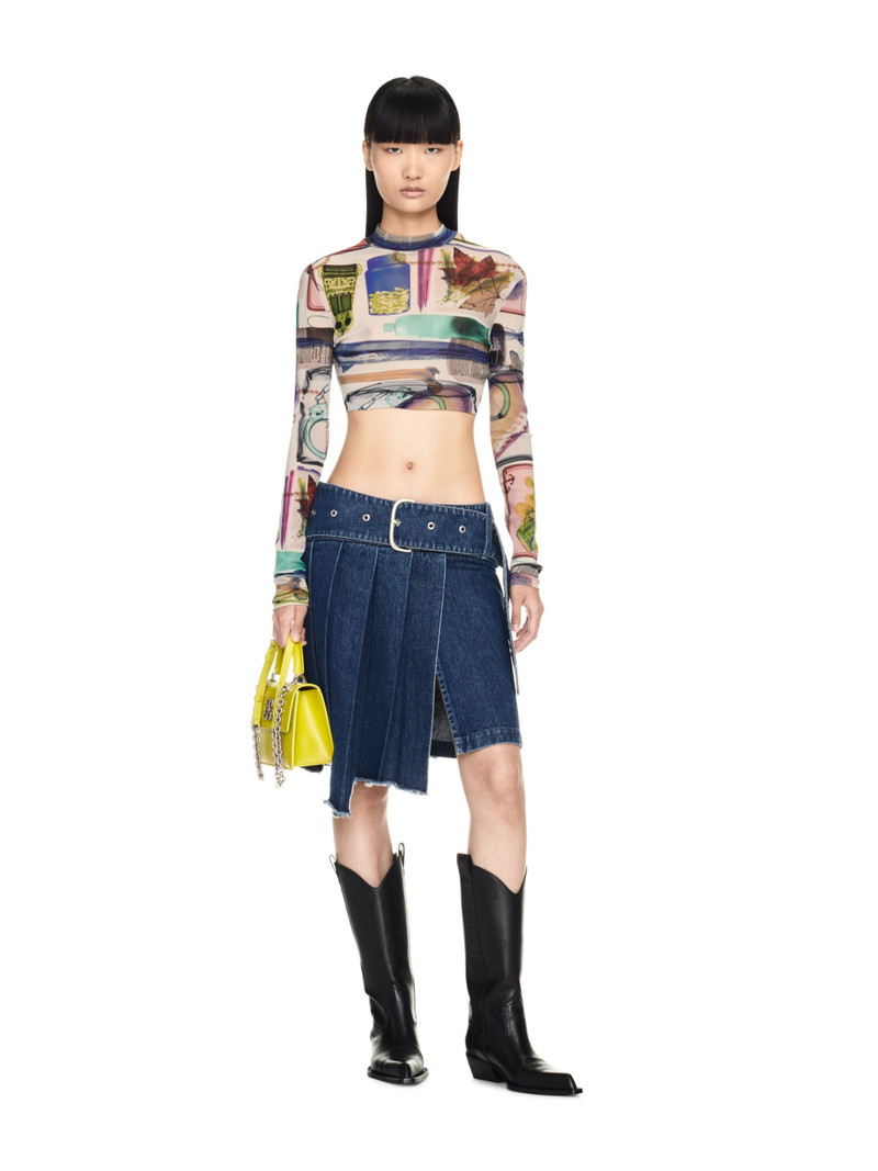 Off-White Pleated Skirt outlook