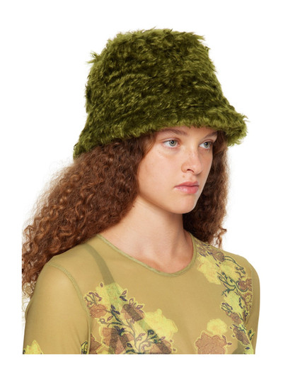 Dries Van Noten Green Guilia Bucket Hat outlook