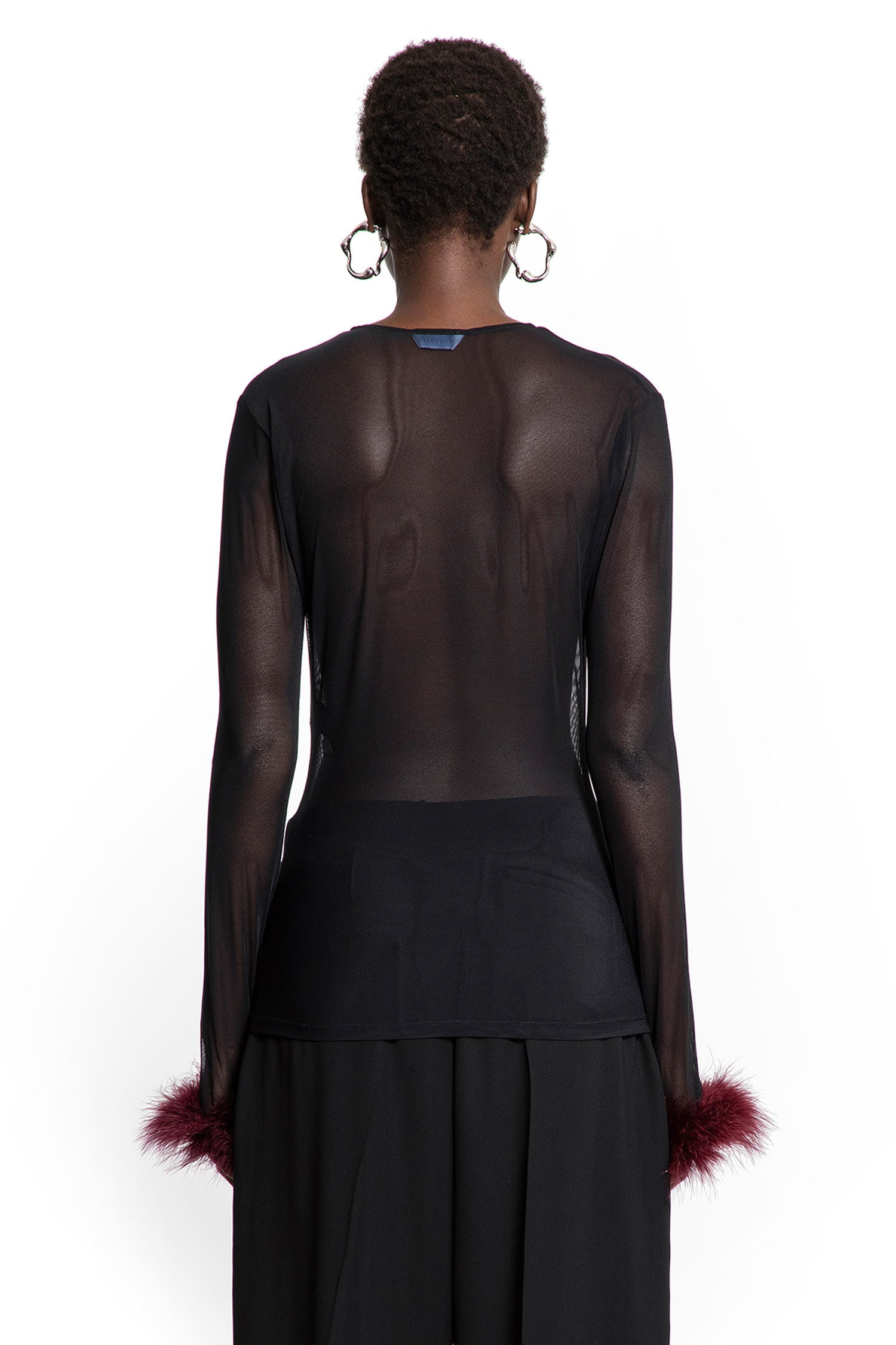 Marabou Top In Mesh - 3