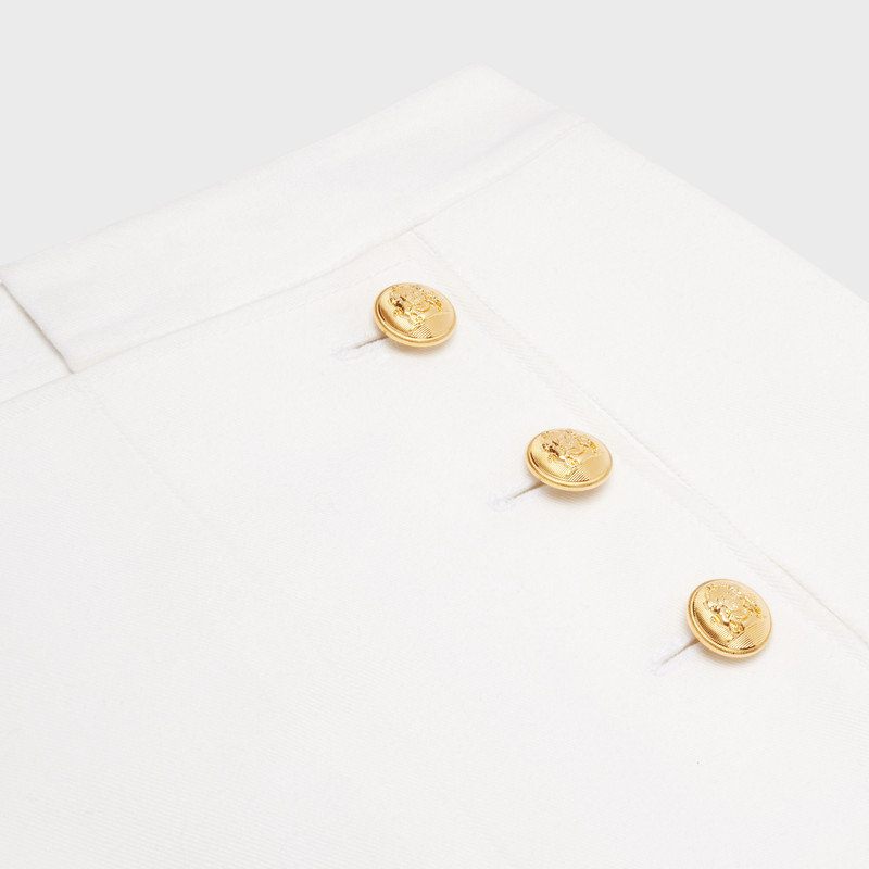 yachting trapeze mini skirt in cotton twill 3