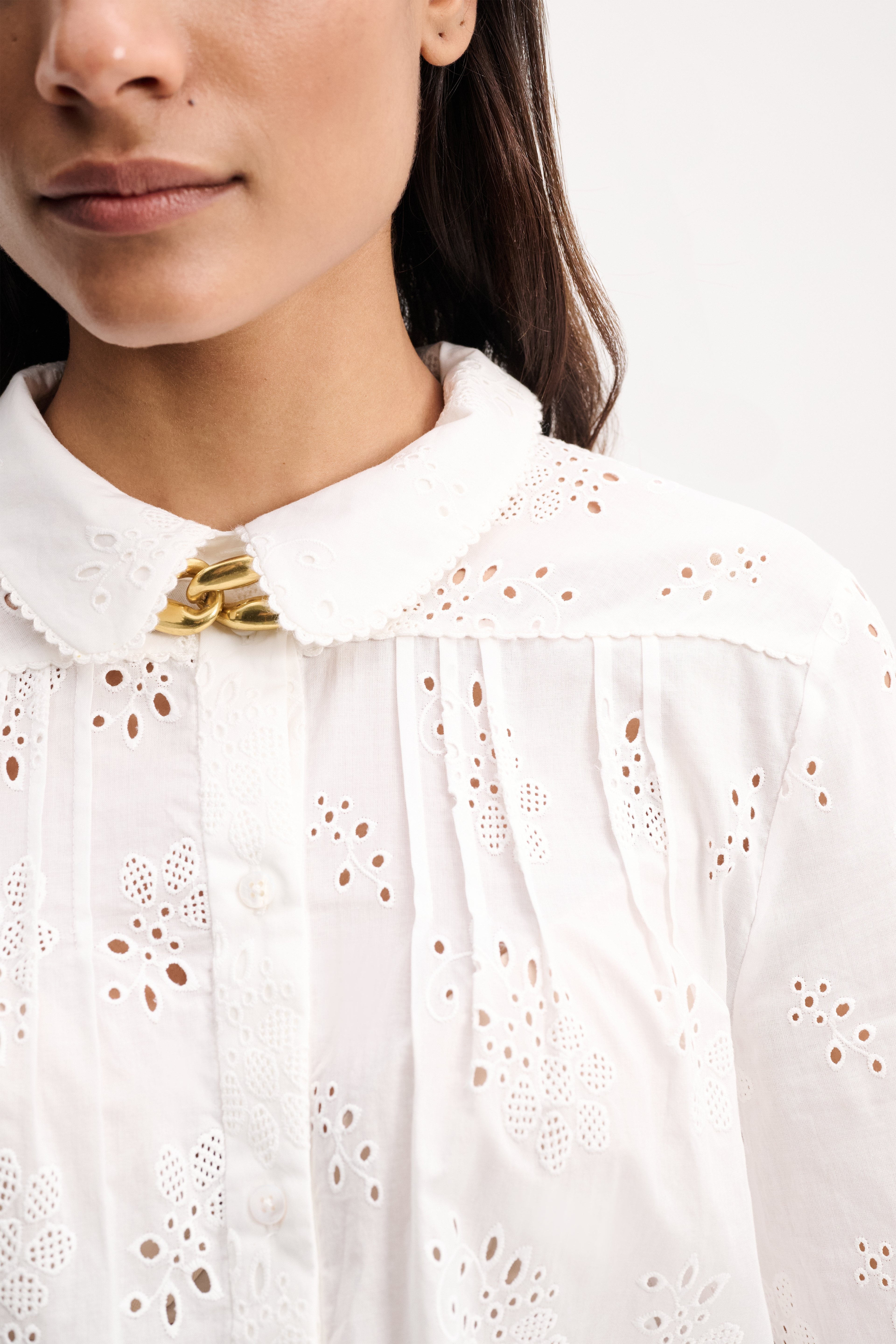 EMBROIDERED EASE blouse - 5