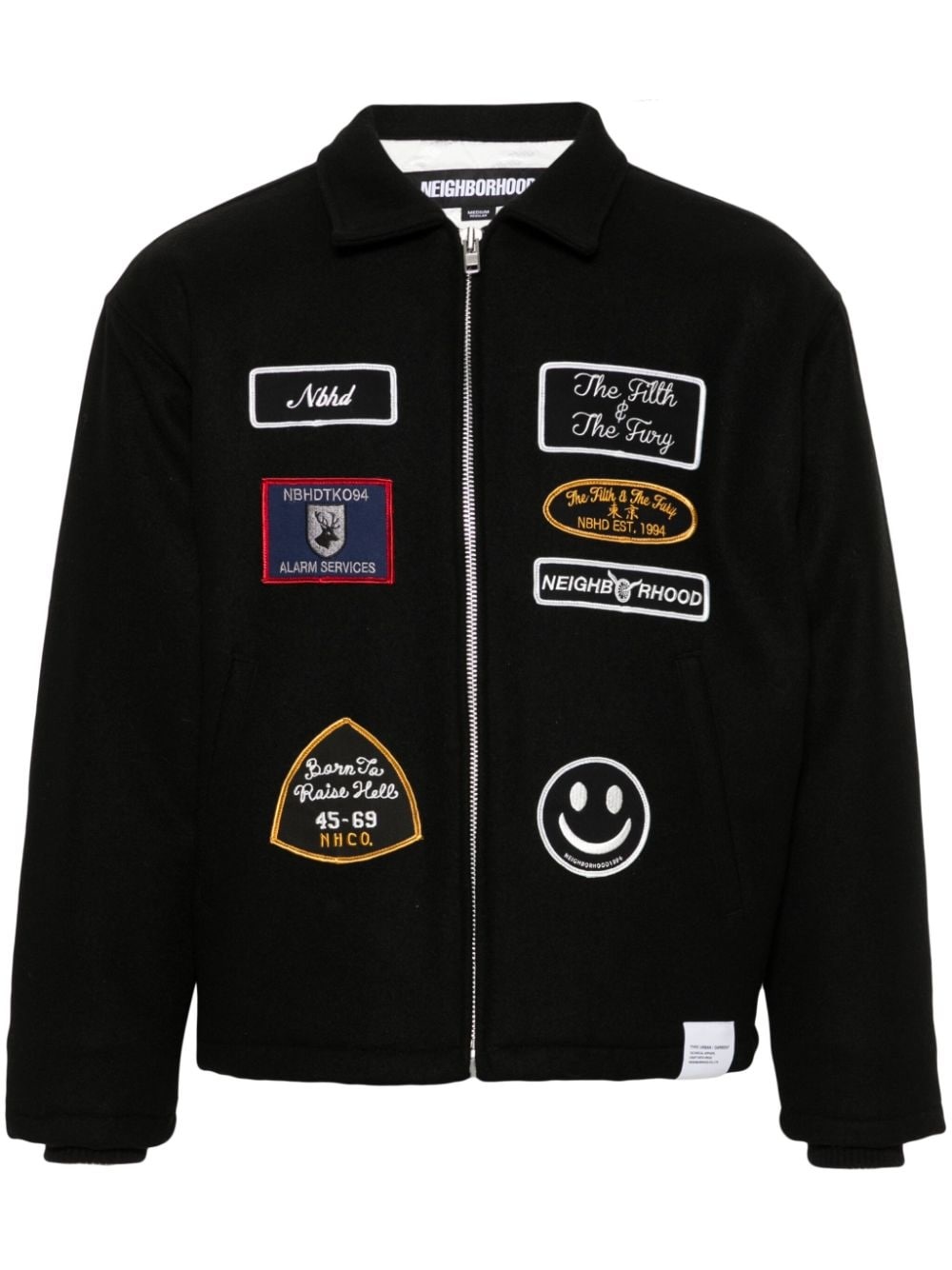 ジャケット・アウター NEIGHBORHOOD Melton Zip Up Jacket Neighborhood Mens Melton Zip Up Jacket – Extra Butter