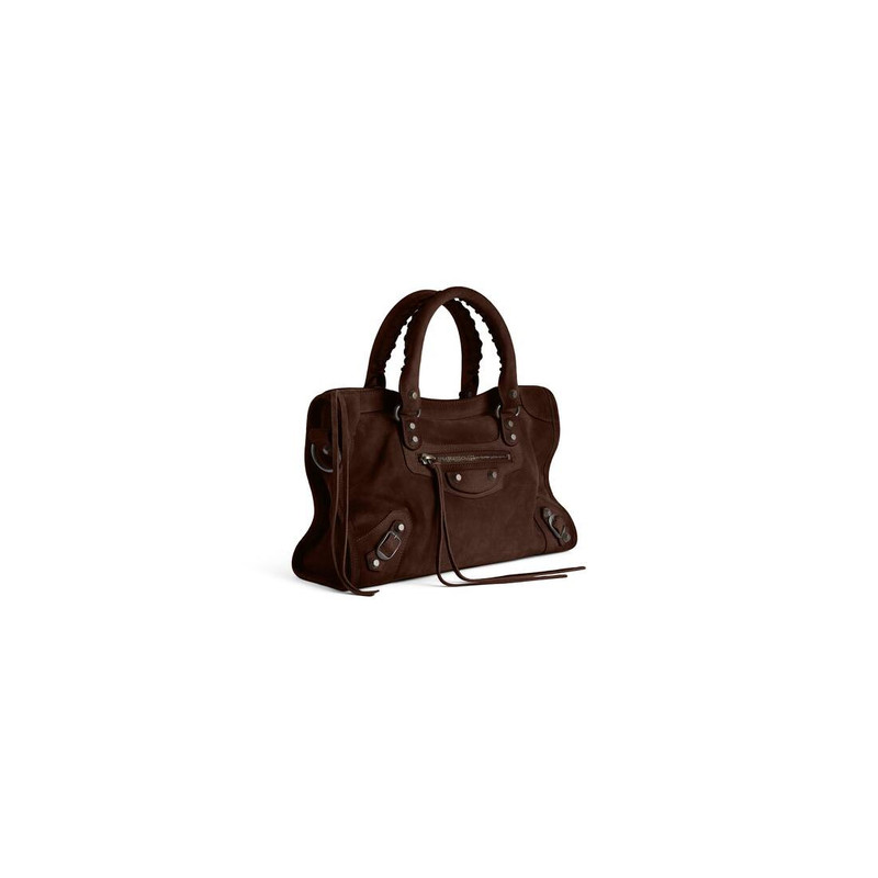 BALENCIAGA Women's Le City Bag Small in Light Espresso outlook