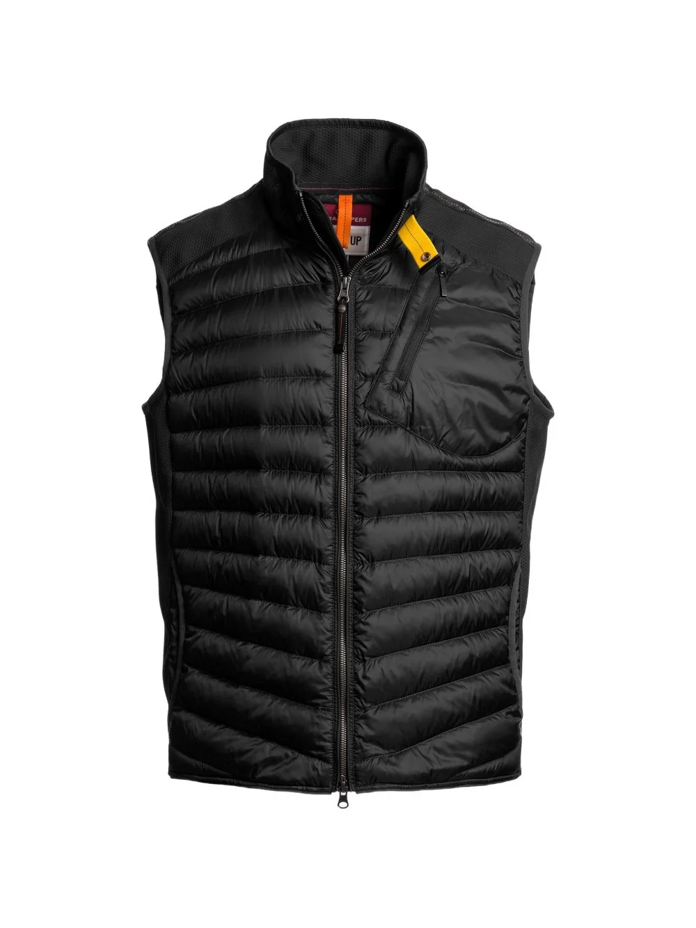 padded zip-up gilet - 1