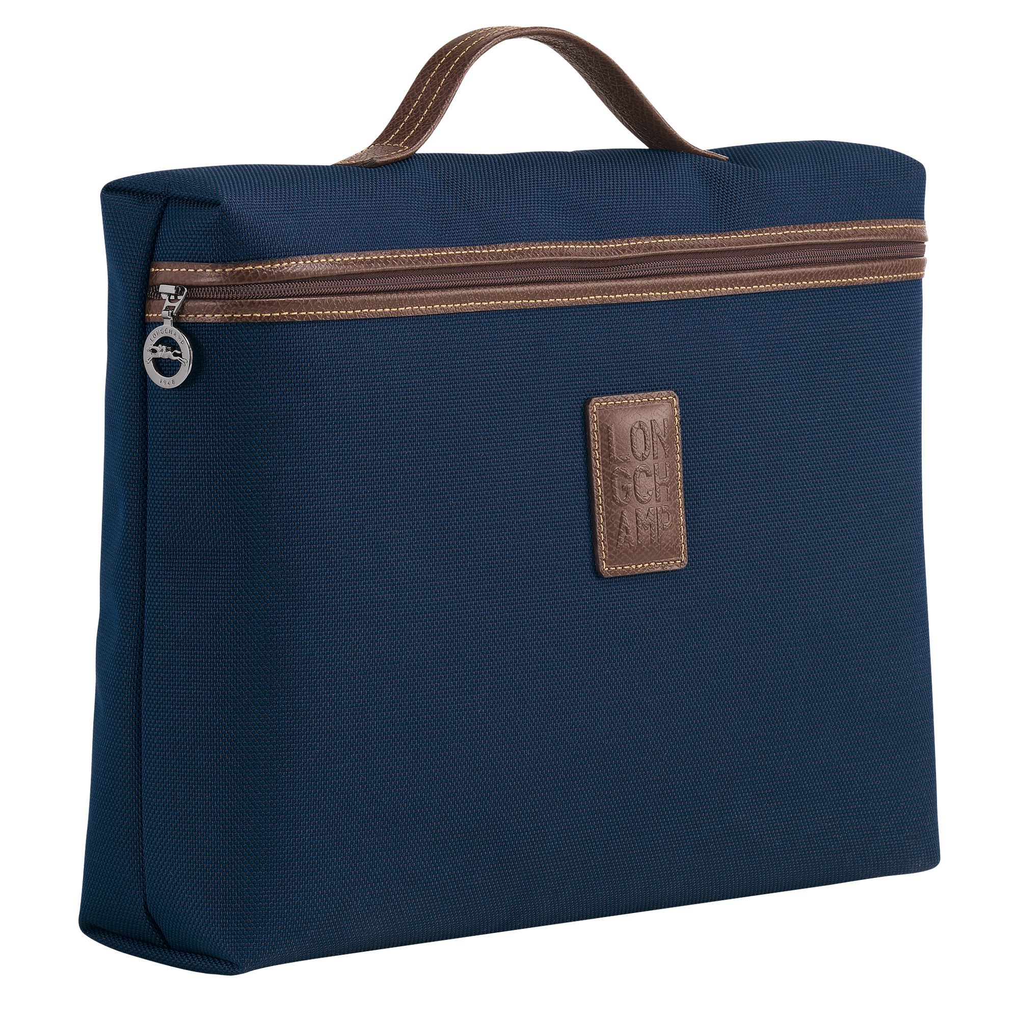 Boxford S Briefcase Blue - Canvas - 3