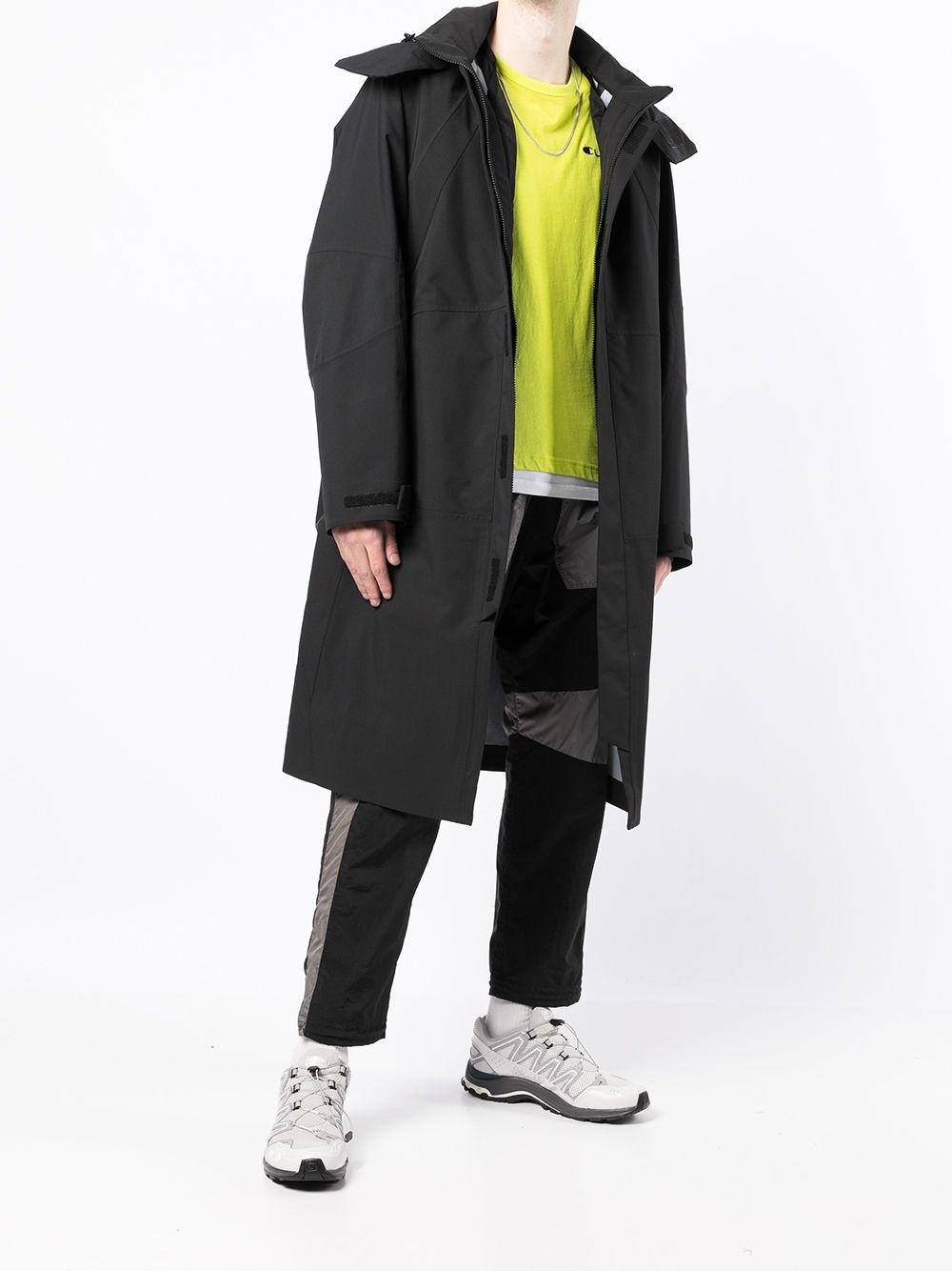 LOGO-PATCH HOODED JACKET - 3