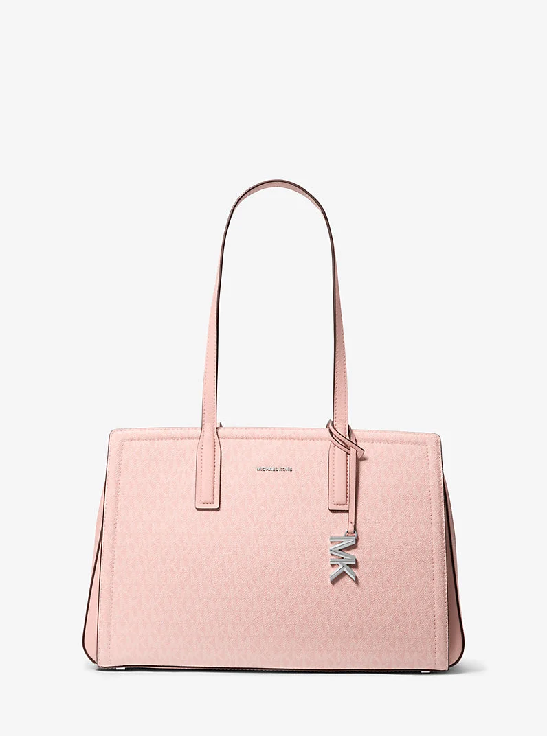 Laila Medium Signature Logo Tote Bag - 1