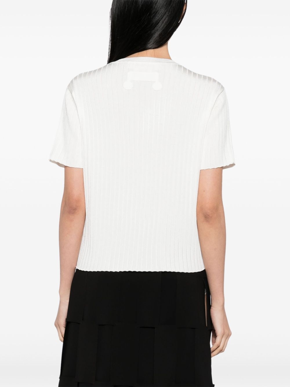 half-and-half T-shirt - 4