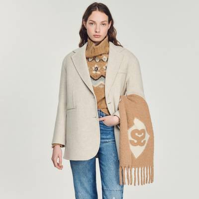 Sandro Oversized wool coat outlook