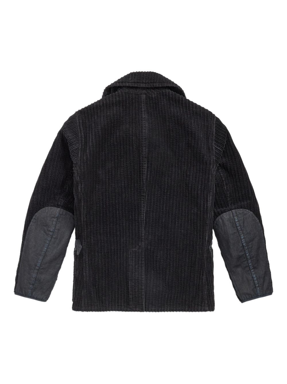 corduroy double-breasted jacket - 2