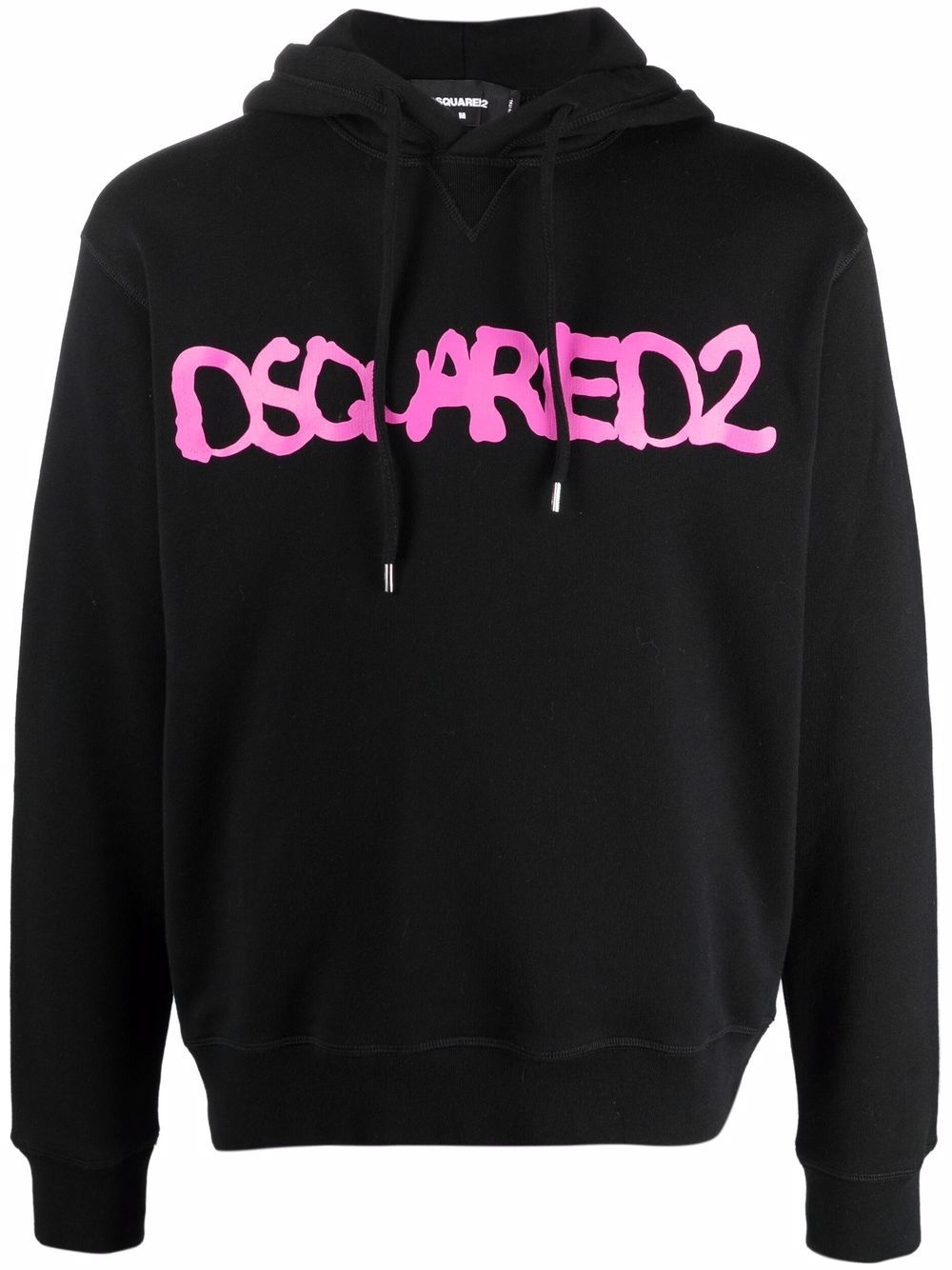 logo-print hoodie - 1