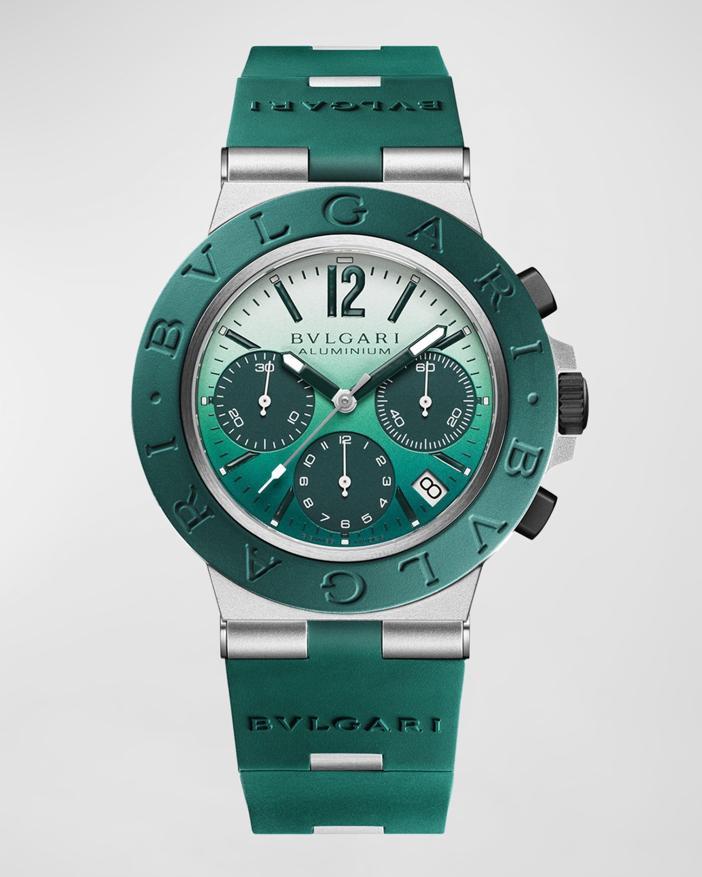 40mm Aluminum Green Smeraldo Watch - 1