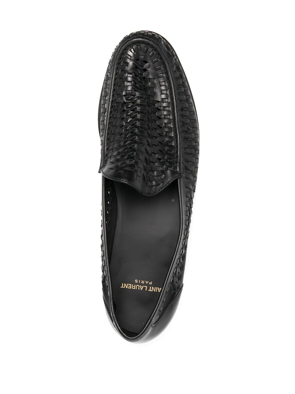 woven-detail loafers - 4