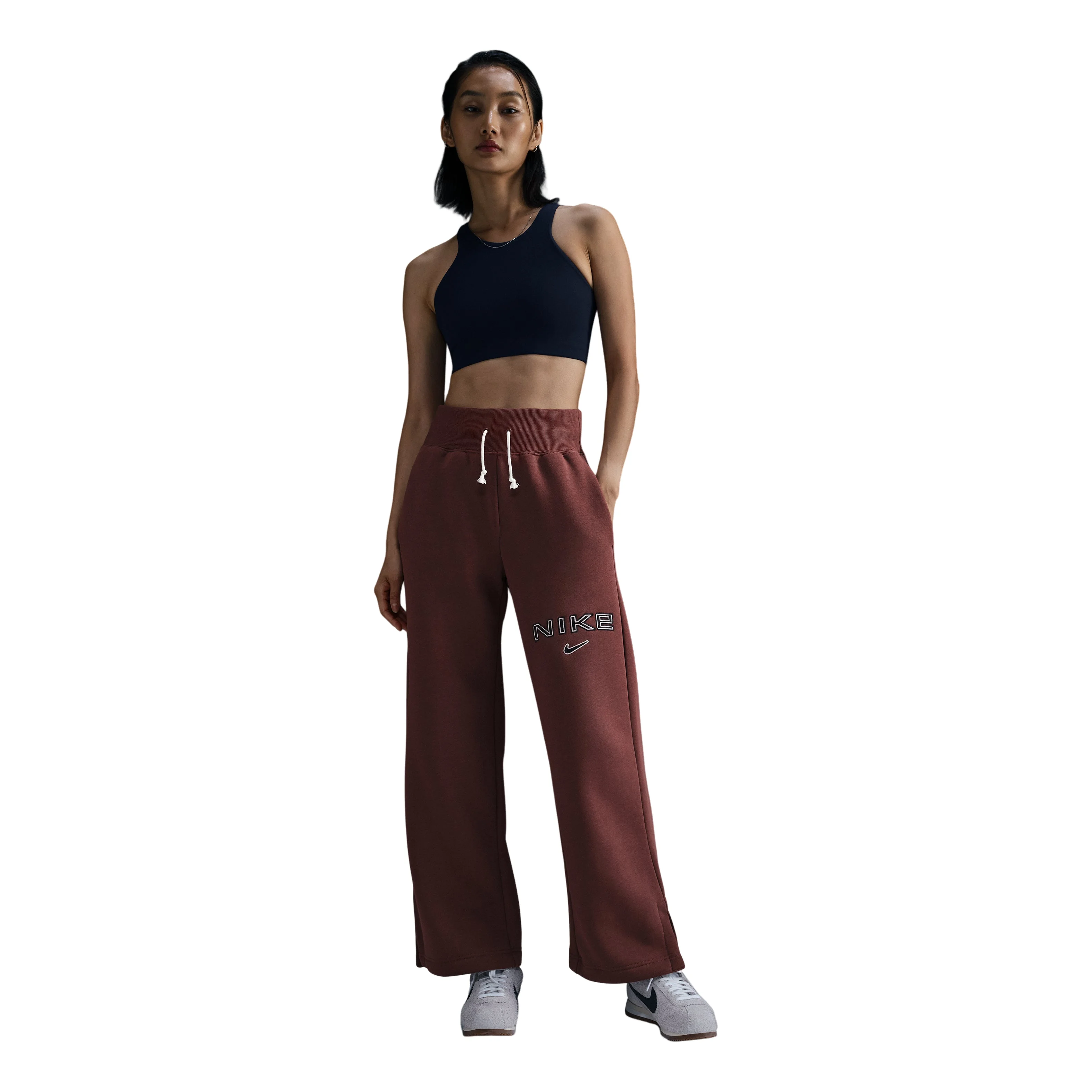 (WMNS) Nike Pants 'Brown' FV7685-218 - 1